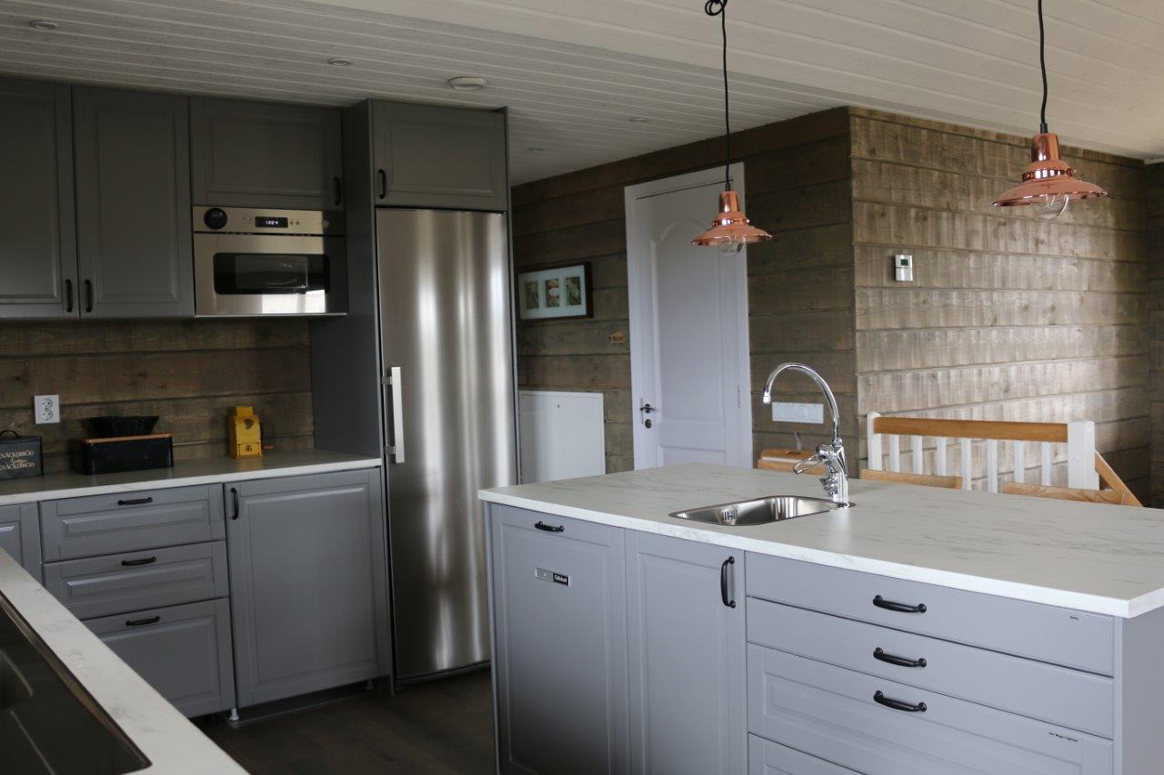 kitchen with two dishwashers
